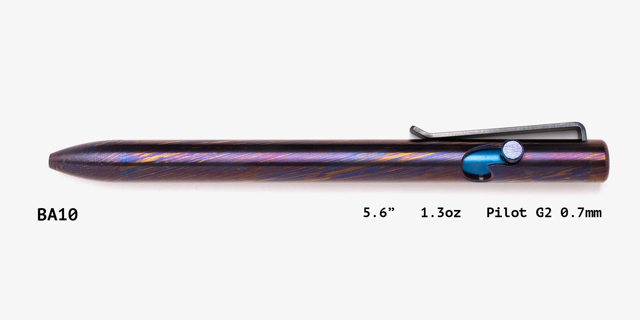 Full Titanium Damascus Bolt Action Pens - Image 10