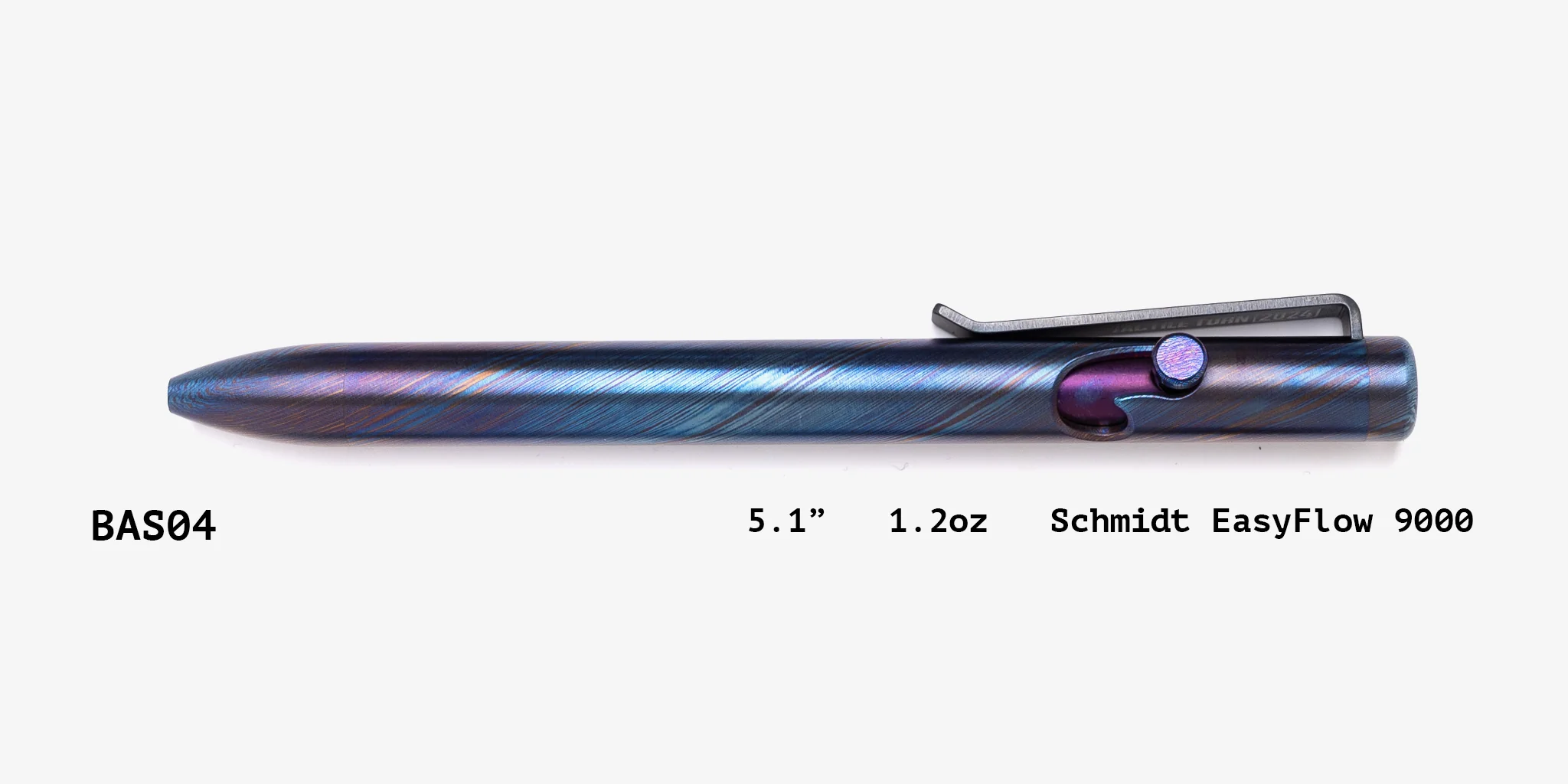 Full Titanium Damascus Bolt Action Pens - Image 26