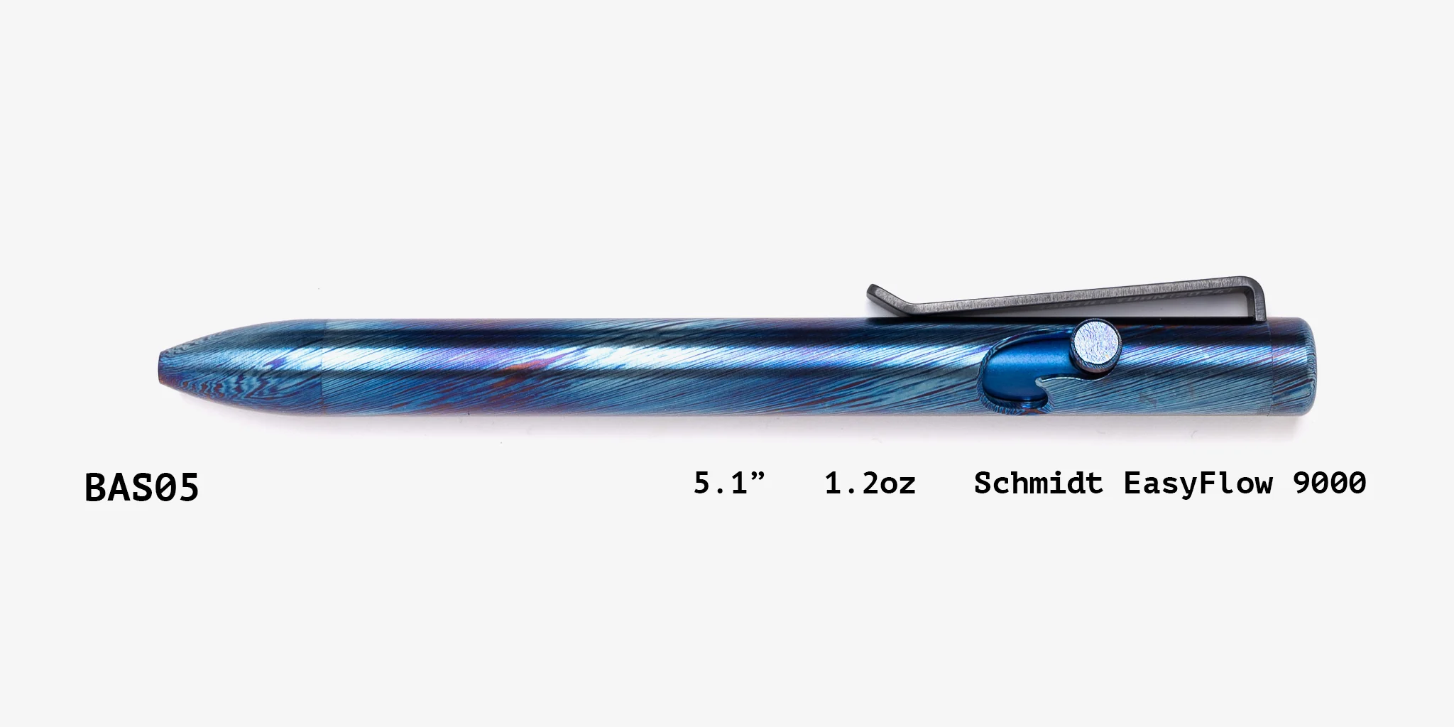 Full Titanium Damascus Bolt Action Pens - Image 27