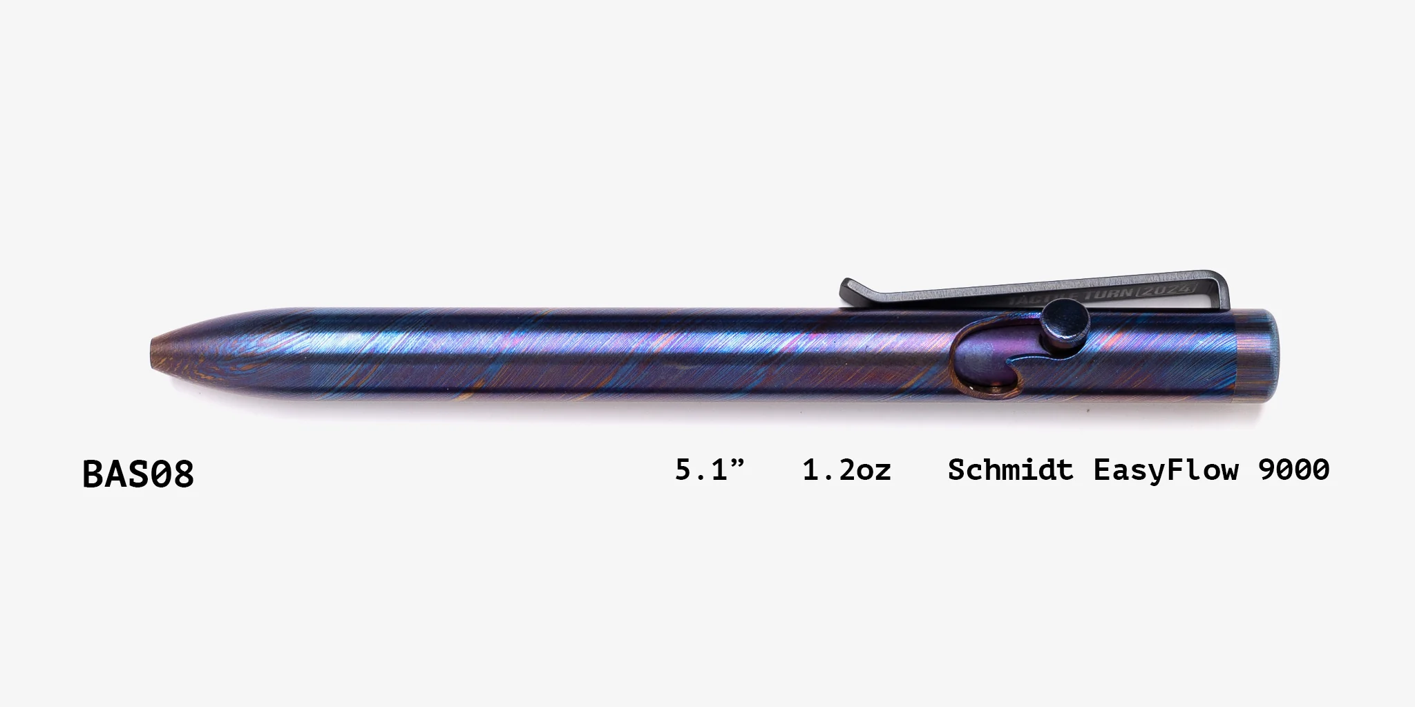 Full Titanium Damascus Bolt Action Pens - Image 30