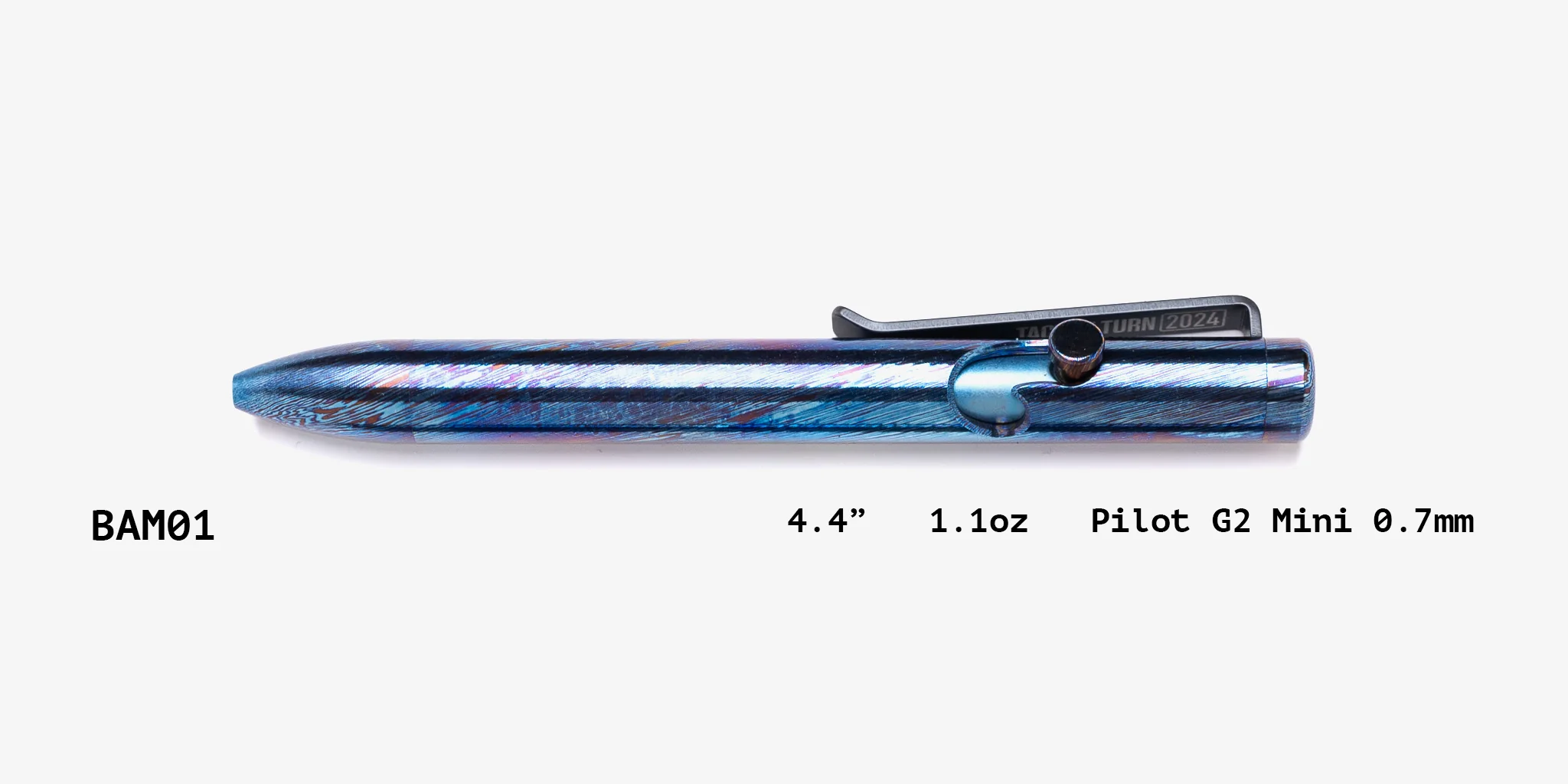 Full Titanium Damascus Bolt Action Pens - Image 38