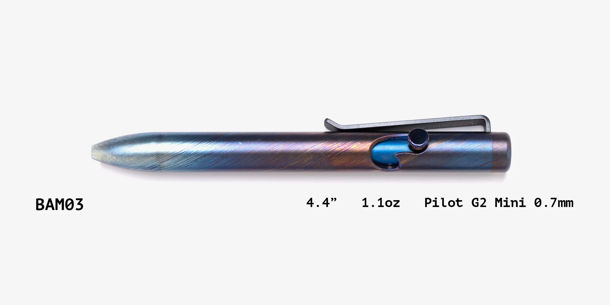 Full Titanium Damascus Bolt Action Pens - Image 40