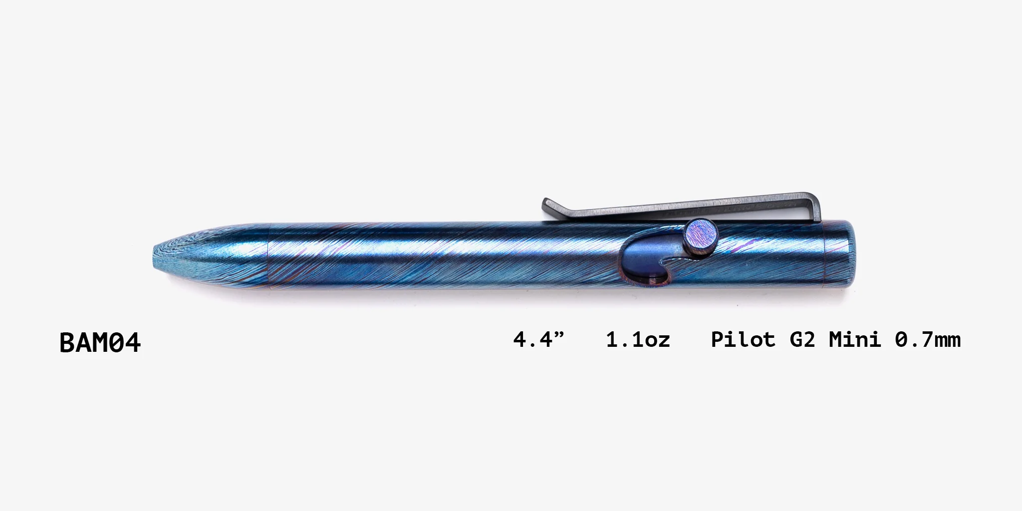 Full Titanium Damascus Bolt Action Pens - Image 41