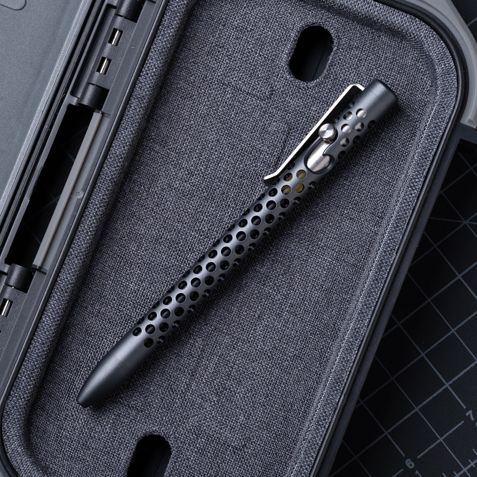 Skeletonized Aluminum Bolt Action Pen - Image 3