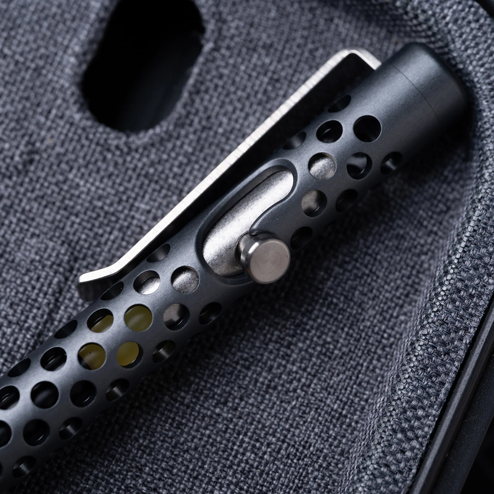 Skeletonized Aluminum Bolt Action Pen - Image 5