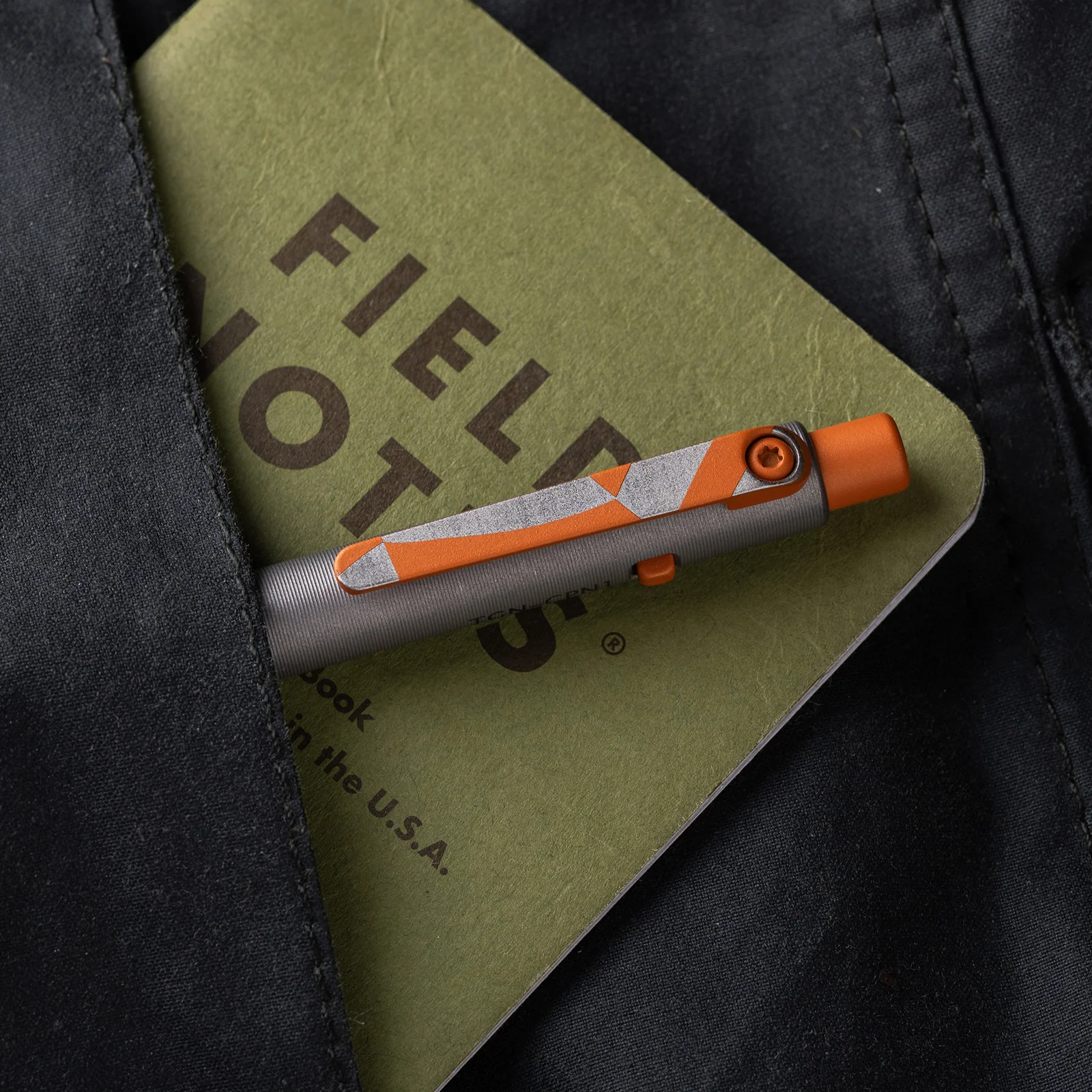 The Grey NATO Side Click Pen - Image 5