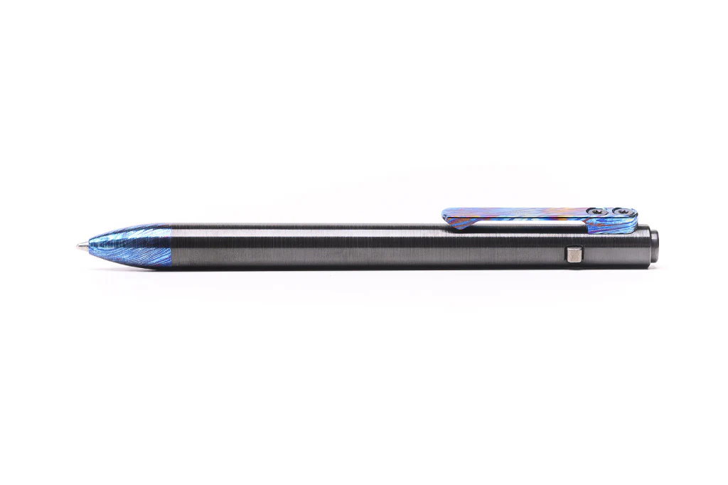 Titanium Damascus Side Click Pens - Image 8
